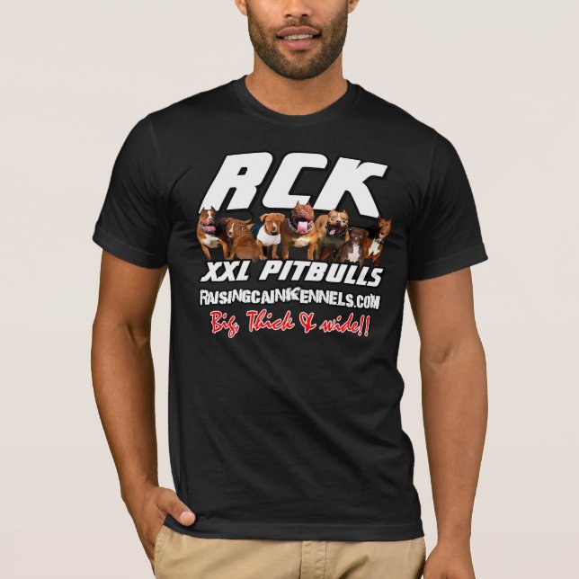 T-SHIRT DE PITBULL POUR LES HOMMES, HABILLEMENT DE (Devant)