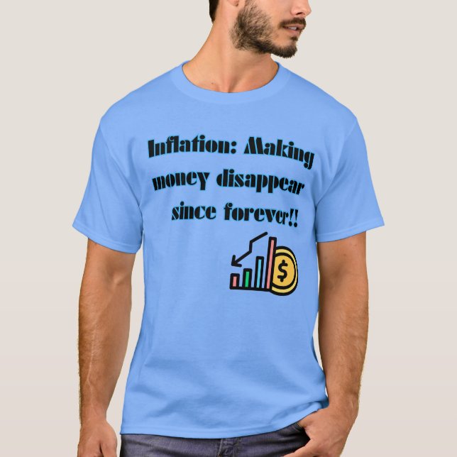 T-shirt de plaisanterie économique (Devant)