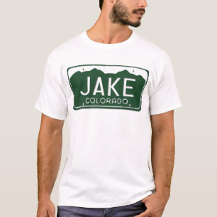 T-shirt de plaque minéralogique de JAKE le