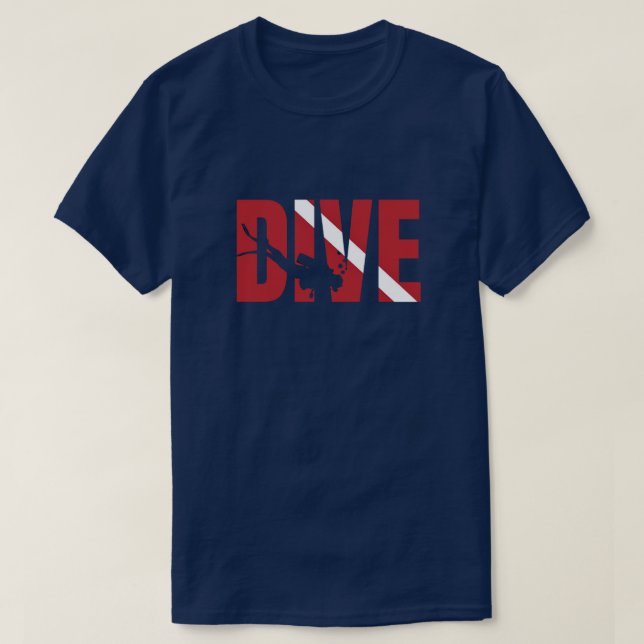 T-shirt de plongée (Design devant)