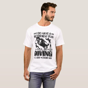 T-shirt de plongée à l'air de régime de retrait