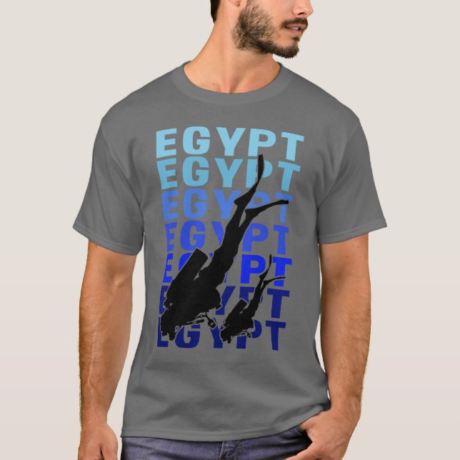 T-shirt de plongée en Egypte (Devant)