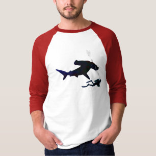 T-shirt De plongeur chemise de SCAPHANDRE vers le bas