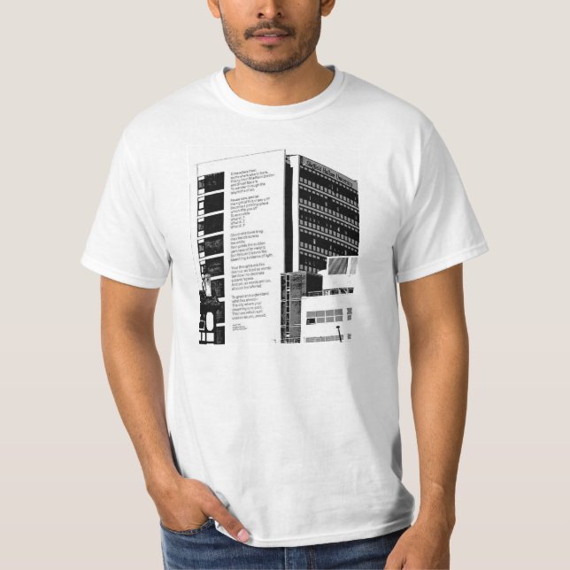 T-shirt de poème de mouvement de Sheffield Hallam (Devant)