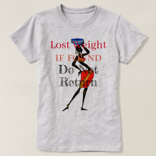 T-shirt de poids perdu