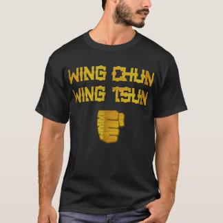 T-shirt de poing de Tsun d'aile de Chun d'aile