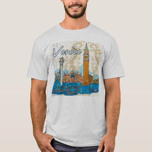 T-shirt de points de repère de Venise