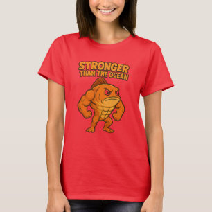 T-Shirt De Poisson Gym Funny