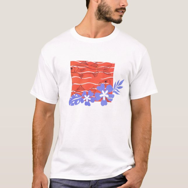 T-SHIRT DE POISSON HAWAÏEN (Devant)