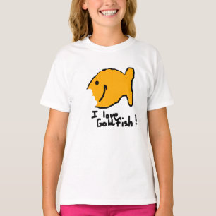 T-shirt de poisson rouge