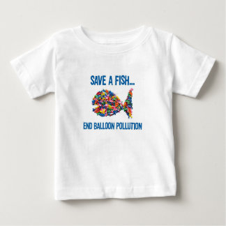 T-SHIRT DE POISSONS DE BALLON POUR LE BÉBÉ OU