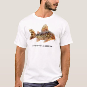 T-shirt de poissons de Corydoras Sterbai