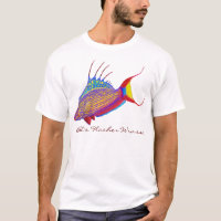 T-shirt de poissons de récif de Wrasse du