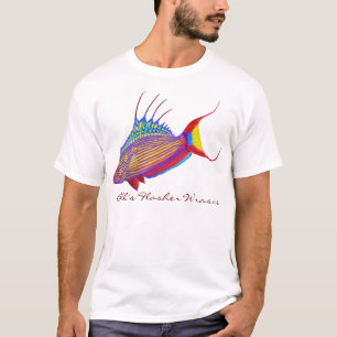 T-shirt de poissons de récif de Wrasse du