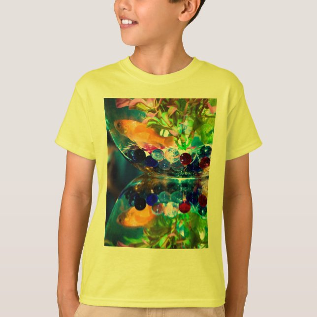 T-shirt de poissons d'or (Devant)