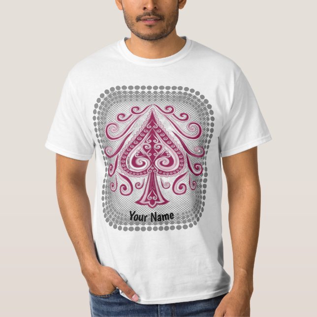 T-shirt de poker Spades (Devant)