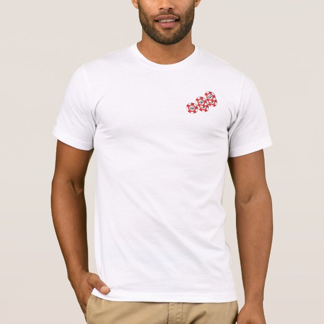 T-shirt de Poketr de drogué d'action (Devant)