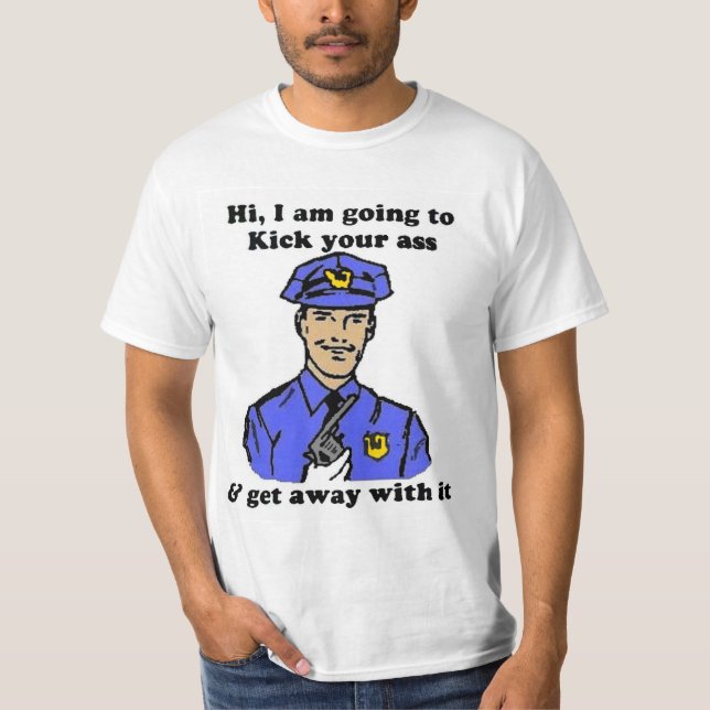 T-shirt de police (Devant)