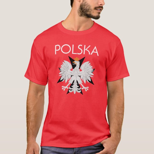 T-shirt de Polska Eagle w/cross (Devant)