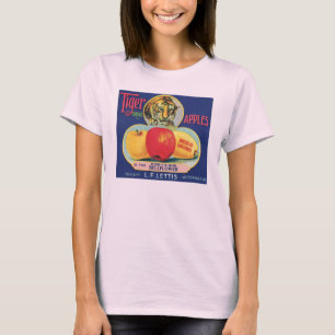 T-shirt de pommes de tigre