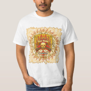 T-shirt de pompier du Bouclier crânien