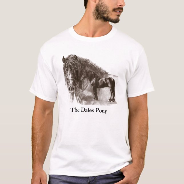 T-shirt de poney de vallées (Devant)