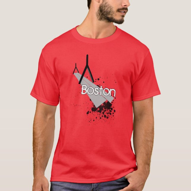 T-shirt de pont de Boston (Devant)