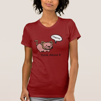 T-shirt de porc de Meow