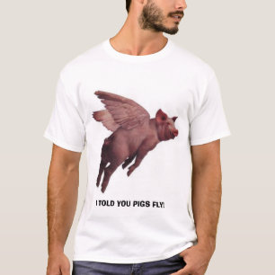 T-shirt de porc de vol