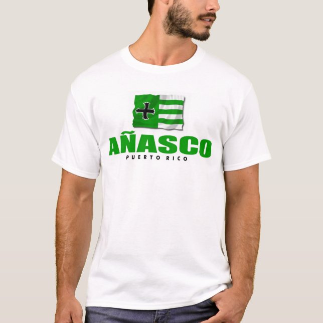 T-shirt de Porto Rico : Anasco (Devant)