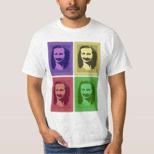T-shirt de portrait de baba de Meher d'art de