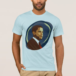T-shirt de portrait de Barack Obama