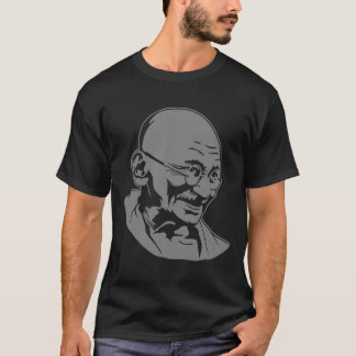 T-shirt de portrait de Mahatma Gandhi