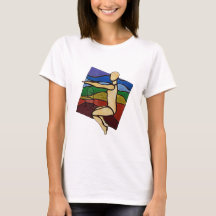 T-shirt de pose de chaise