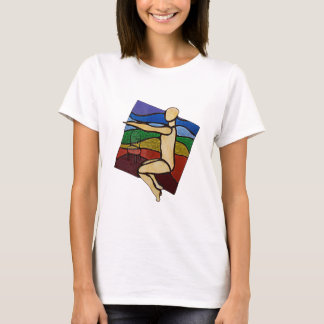 T-shirt de pose de chaise
