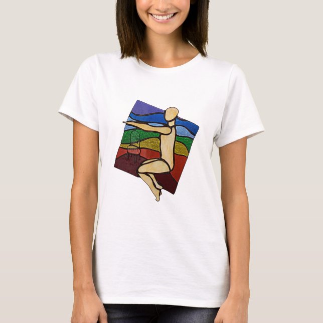 T-shirt de pose de chaise (Devant)