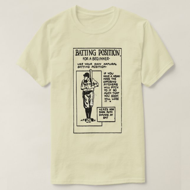 T-Shirt de position de frappe (Design devant)