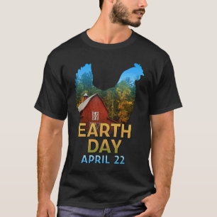 T-shirt de Poules Jour de la Terre 22 avril Environnementa