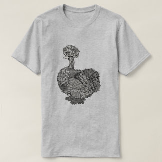 T-shirt de poulet de fille de scène de silkie