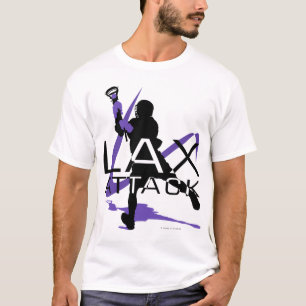 T-shirt de pourpre de l'attaque 3 de LAX de