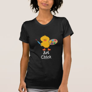 T-shirt de poussin d'art