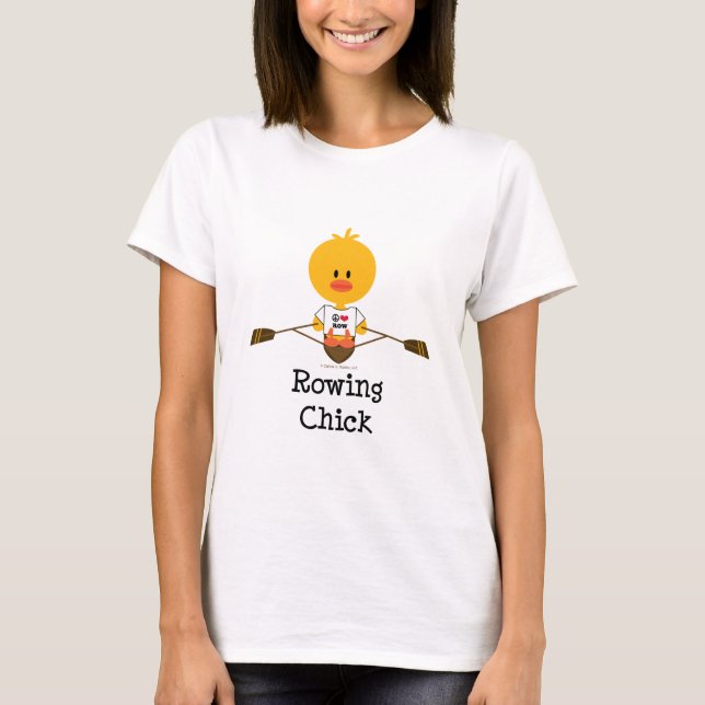 T-shirt de poussin d'aviron (Devant)