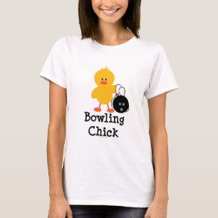 T-shirt de poussin de bowling