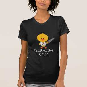 T-shirt de poussin de construction