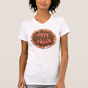 T-shirt de poussin de hippie