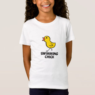 T-shirt de poussin de natation