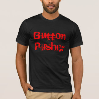 T-shirt de poussoir de bouton
