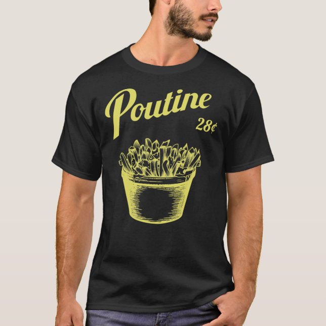 T-shirt de Poutine (Devant)