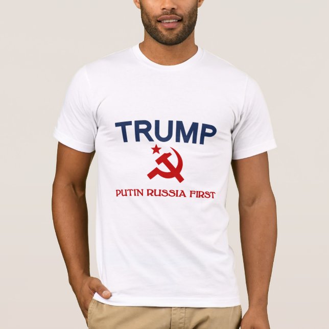 T-shirt de Poutine Russie d'atout premier (Devant)