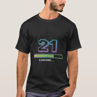 T-shirt de premier niveau : "21" Pois avec Chargem